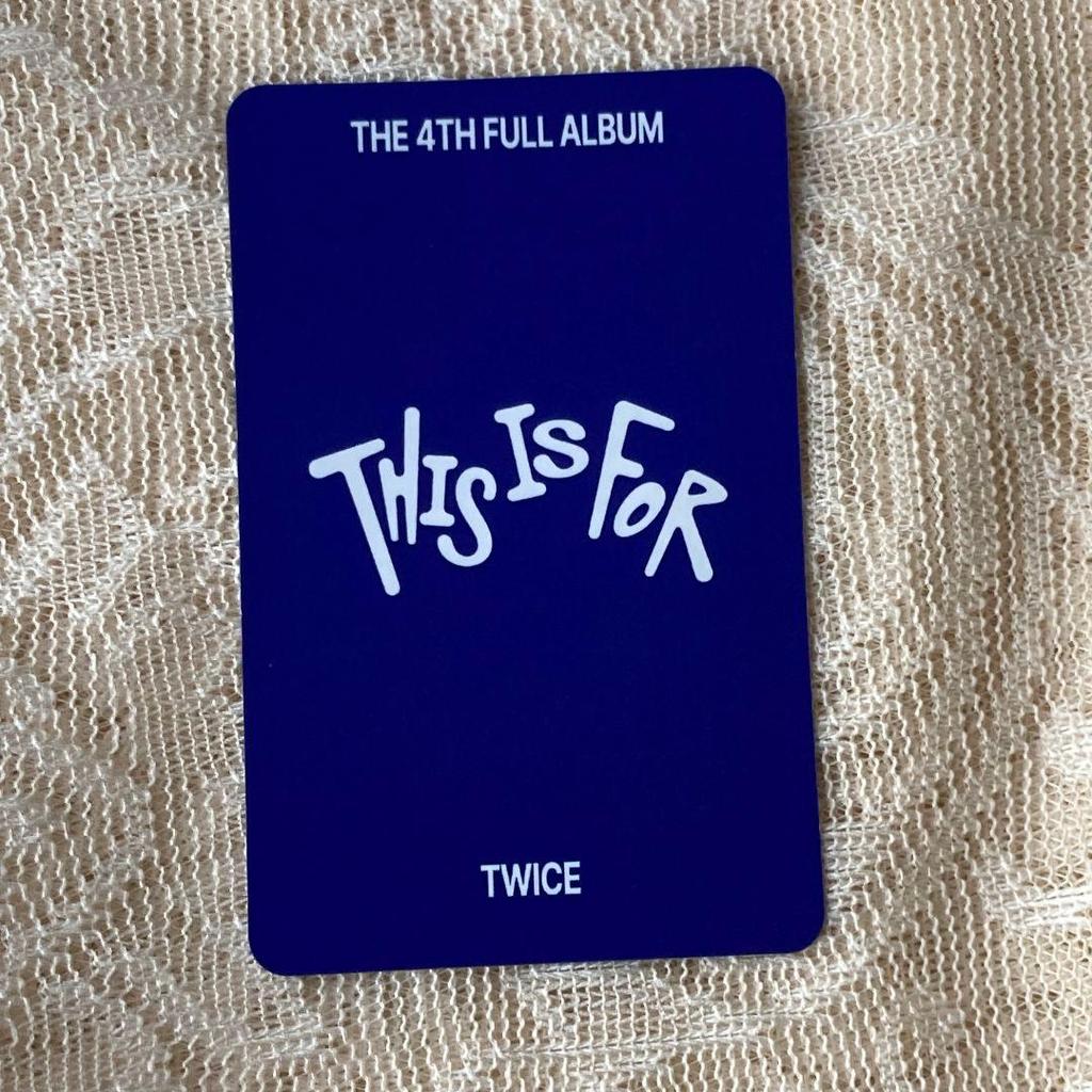 [USED] TWICE 7/13 THIS IS FOR Popular Songs Mina Sanok Trading Card