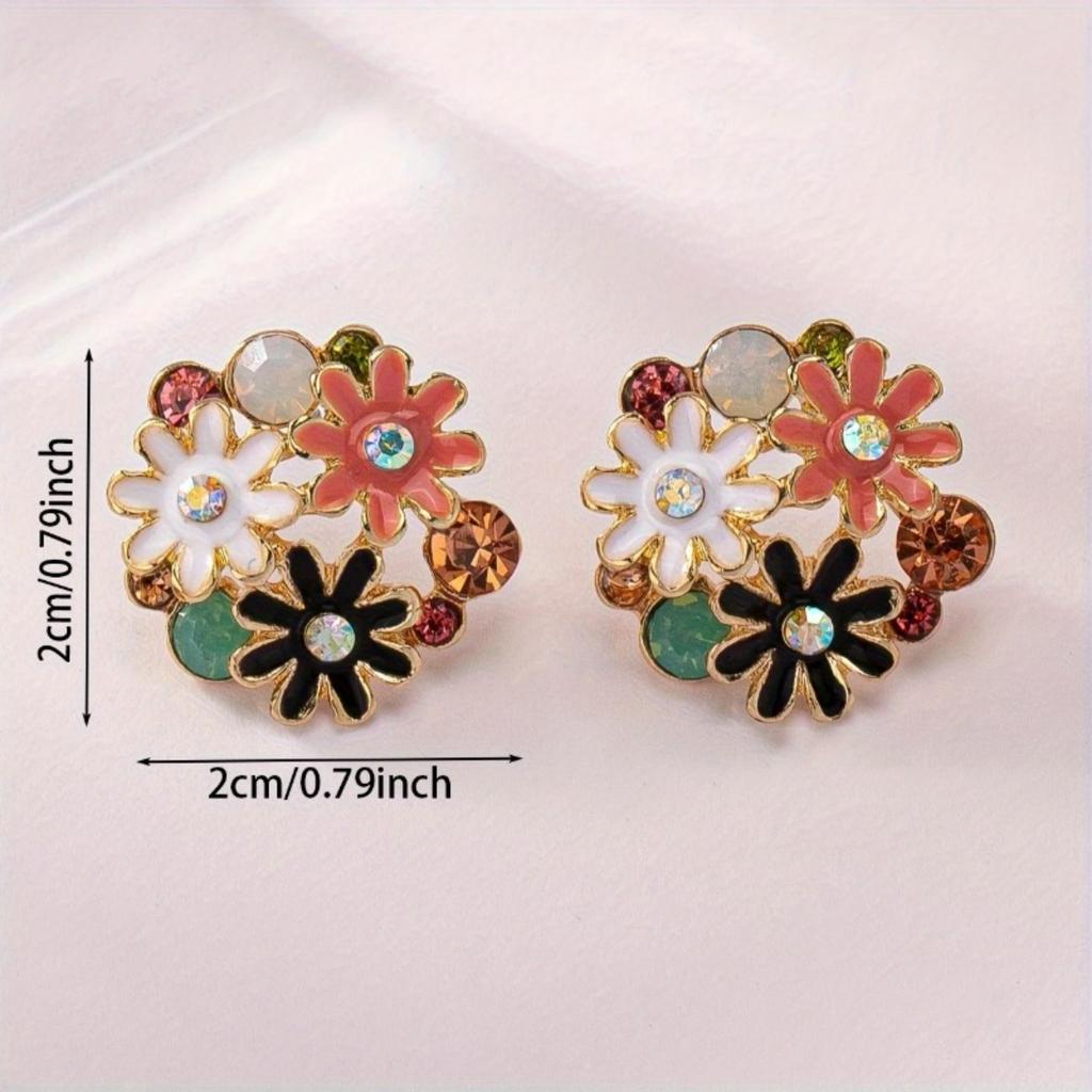 Stylish, elegant, and charming floral earrings for fashion enthusiasts