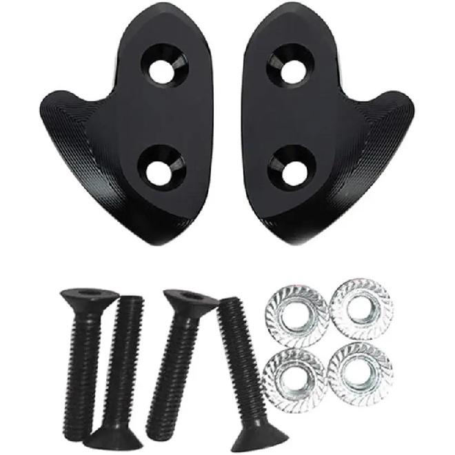 Mirror Block Off Base Plates Fit for Yamaha R1 2015- Mirror Hole Cover Plug Decorative Cap Mirror Driven Eliminators Black