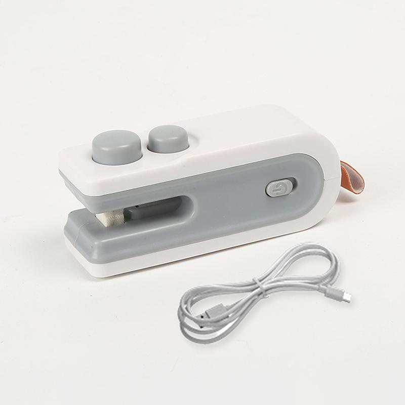 Mini Bag Sealer, 2026 New 2 In 1 Magnetic Food Sealer, USB Rechargeable Chip Bag Sealer Heat Seal Tool