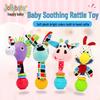 Jollybaby Newborn Teether Hand Rattle for Ages 0-12 Months - Soothing Handheld Baby Toy