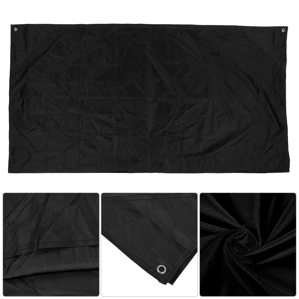 Outdoor Portable Picnic Mat Camping Blanket Tents Lawn Ground Mats Moisture Proof Pad(Black )