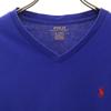 Polo Ralph Lauren Short Sleeve V Neck T-shirt M Blue Purple CLASSIC FIT Men's Used