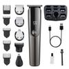 Waterproof electric shaver, household men's hair clipper, multi-functional electric nose hair trimmer set wholesale