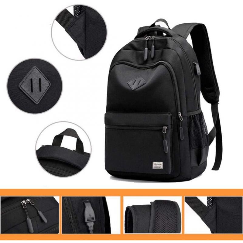 Wasserdichter Unisex-Rucksack mit USB-Ladeanschluss
