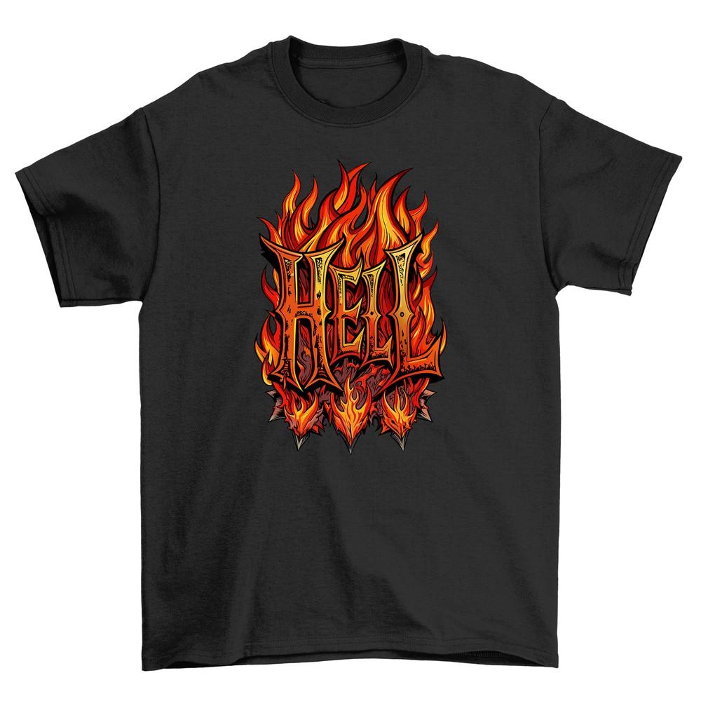 Gothic_20 Hell Vibes - Funny Gothic T-shirt for Rebels! Unisex Printed Design. P