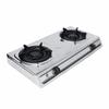 3.8-4KW Dual-range 2 Pots Gas Stove Stainless Steel Liquefied LPG Gas Bench-top Burners Home Kitchen Cooker 4000W
