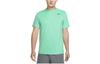 T Shirts Men's Light Green Crew Neck Moderate Straight Fit DX0989-369