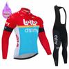 2026 Lotto Zimní cyklistický dres Set Ropa Ciclismo Termální fleece Bicicleta Oblečení MTB Cyklistický závodní dres Oblečení na silniční kolo