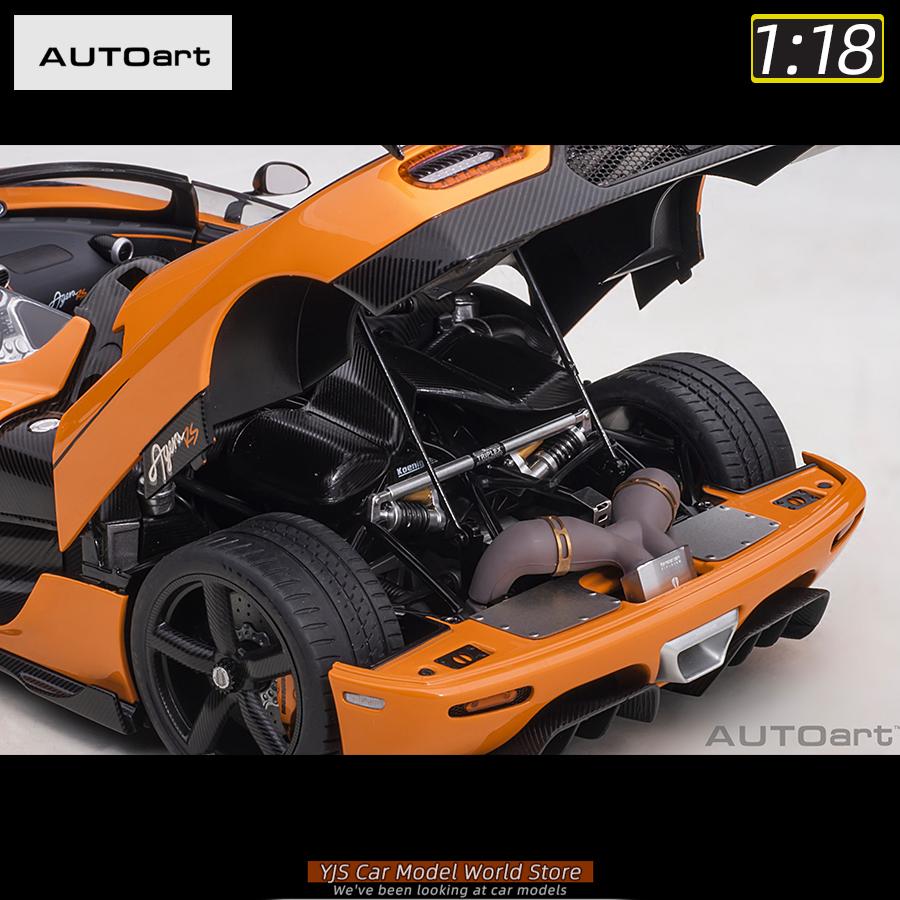 AUTOart Model 1/18 Scale New KOENIGSEGG AGERA RS Car Model Static Decorative Items Holiday Gift Collection