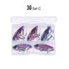 5pcs In Box Vib Lure Set 3g/7g/10g Sinking Wobblers For Pike Bass Metal Vibe Crankbaits Fishing Lure Kit
