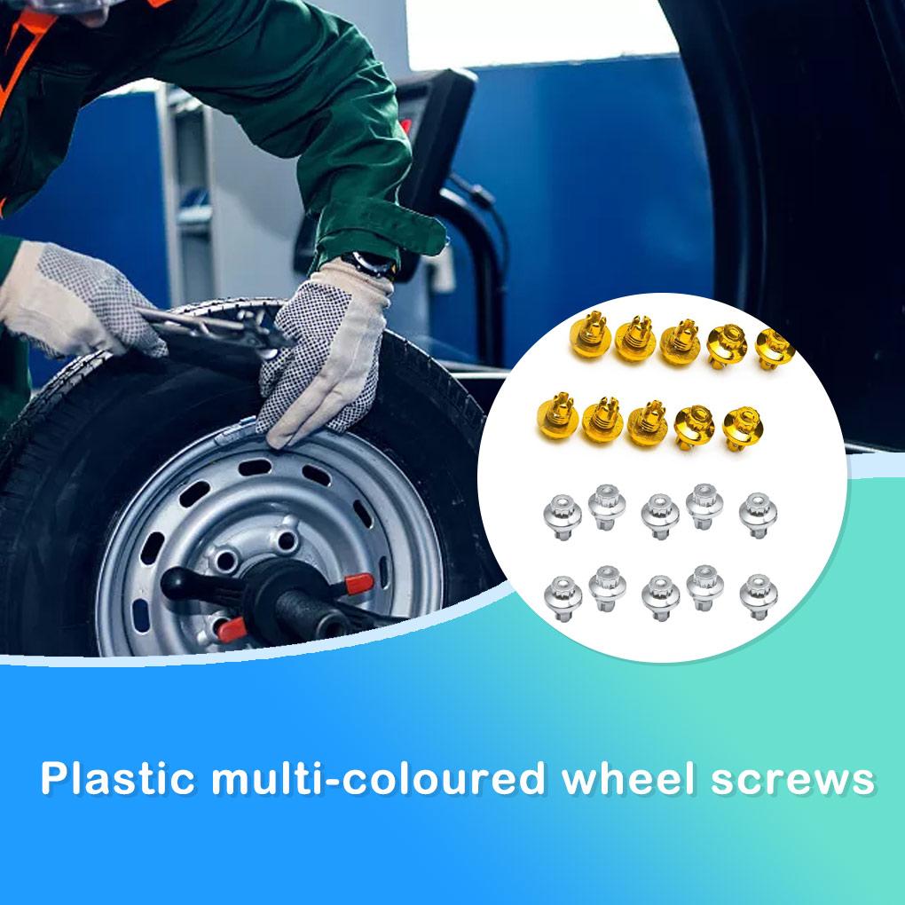 Bulloni per rivetti per pneumatici automobilistici, di ricambio, universali, decorativi, di colore pieno, modificati, argentati