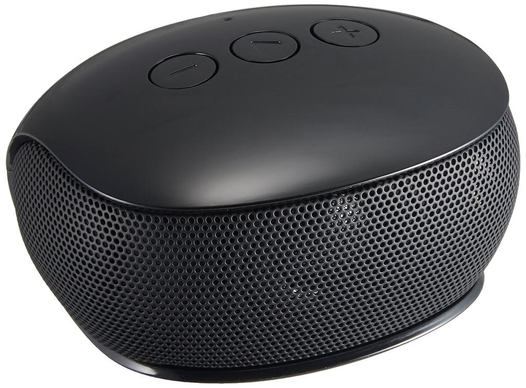 ELECOM Bluetooth 3W 8 Hours of 10m Compatible with iPhone and Speaker, Wireless, Output, Playback, Distance, Android, Black, LBT-SPP20BK