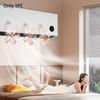 3Pcs Wall Mounted Conditioning Guide Fan Plastic Adjustable Suction Cup Air Conditioning Ventilator Windmill Shaped