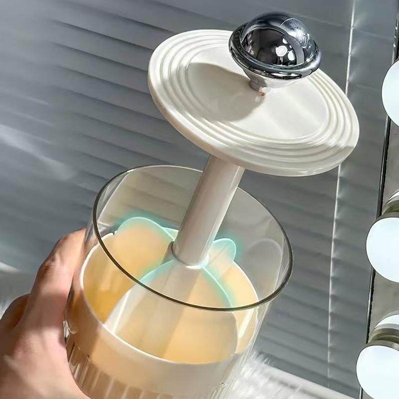 Makeup Brush Organizer Press Type Automatic Lifting Makeup Brush Eyebrow Pencil Storage Box Dustproof Cosmetic Organizer