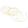 10x Plain Metal Headband Hair Band Frame Hoop Accessories DIY Craft White