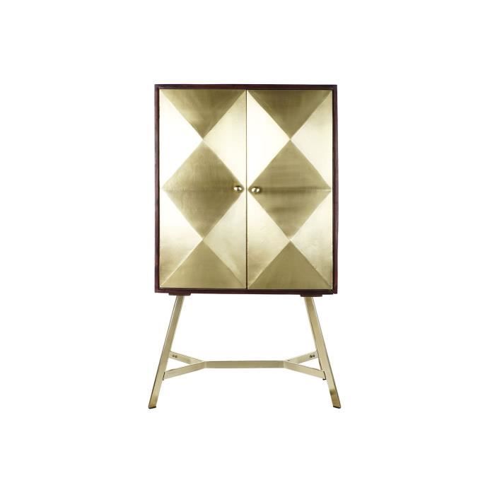 Low Buffet - Acacia - Mango Wood - 2 Doors - Dark Brown - Living Room Furniture