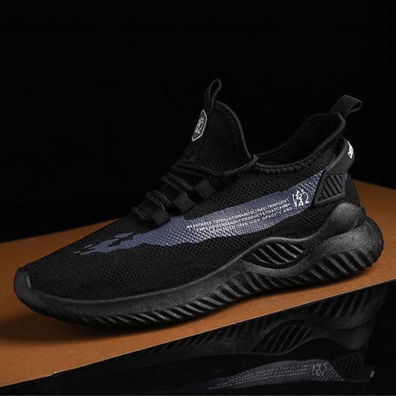 Men Sneakers Spring Summer Mesh Breathable Lace Up Men Shoes No-slip Casual Sports Running Shoes Men