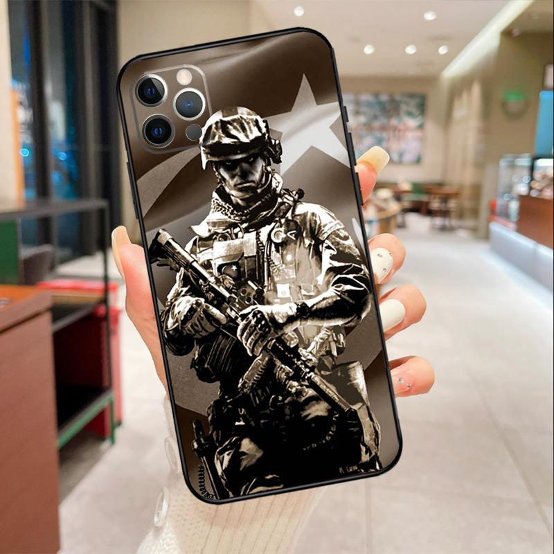 

Military Army Special Forces Phone Case For iPhone 16 15 14 13 12 11 Pro Max Mini X XS XR 6 Plus Back Cover iPhone 12 mini