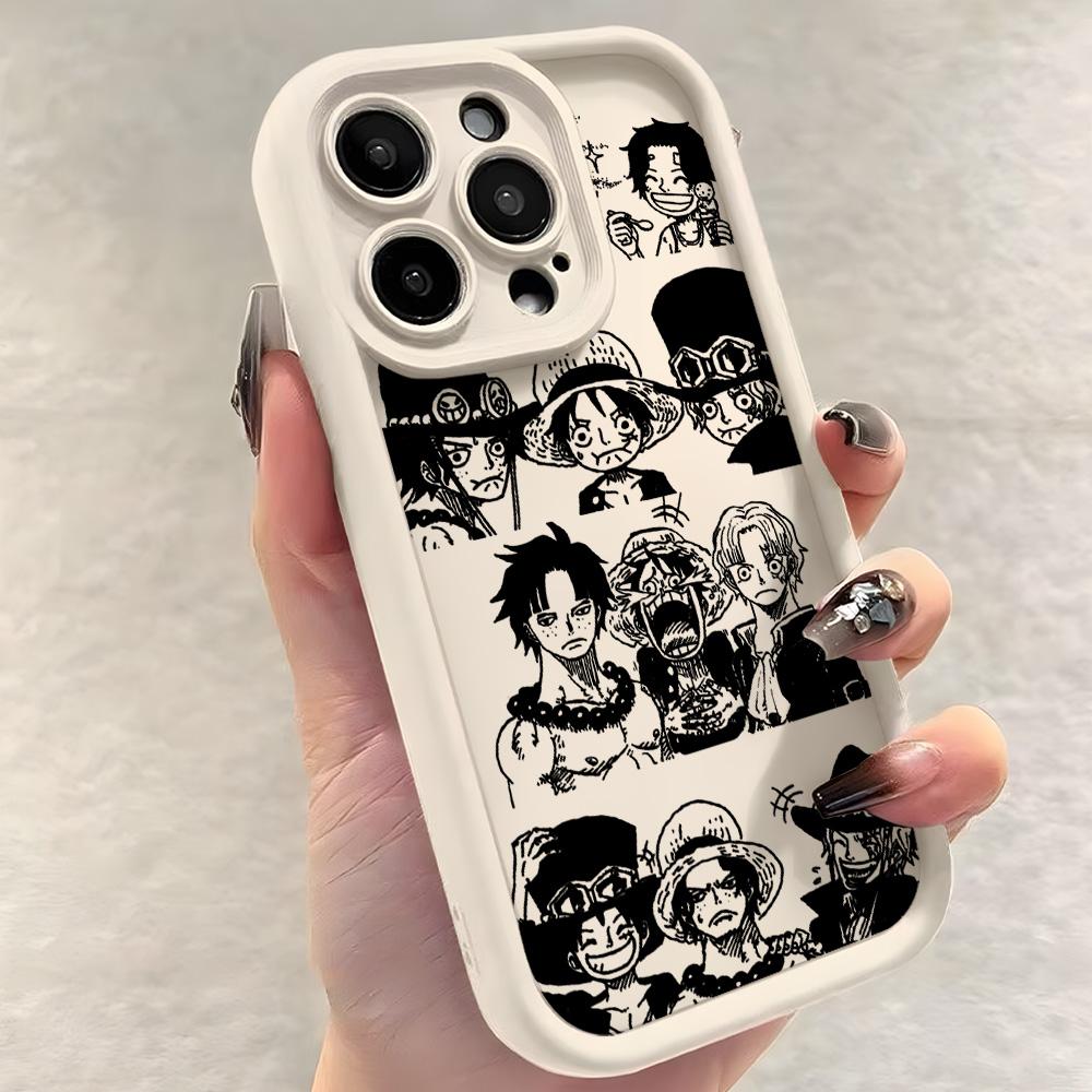Ones Pieces Luffys Zoros Phone Case for Samsung S26 S25 S24 S23 S22 S21 S20 F06 M16 Note 20 FE Plus Ultra 4G 5G Soft Silicone