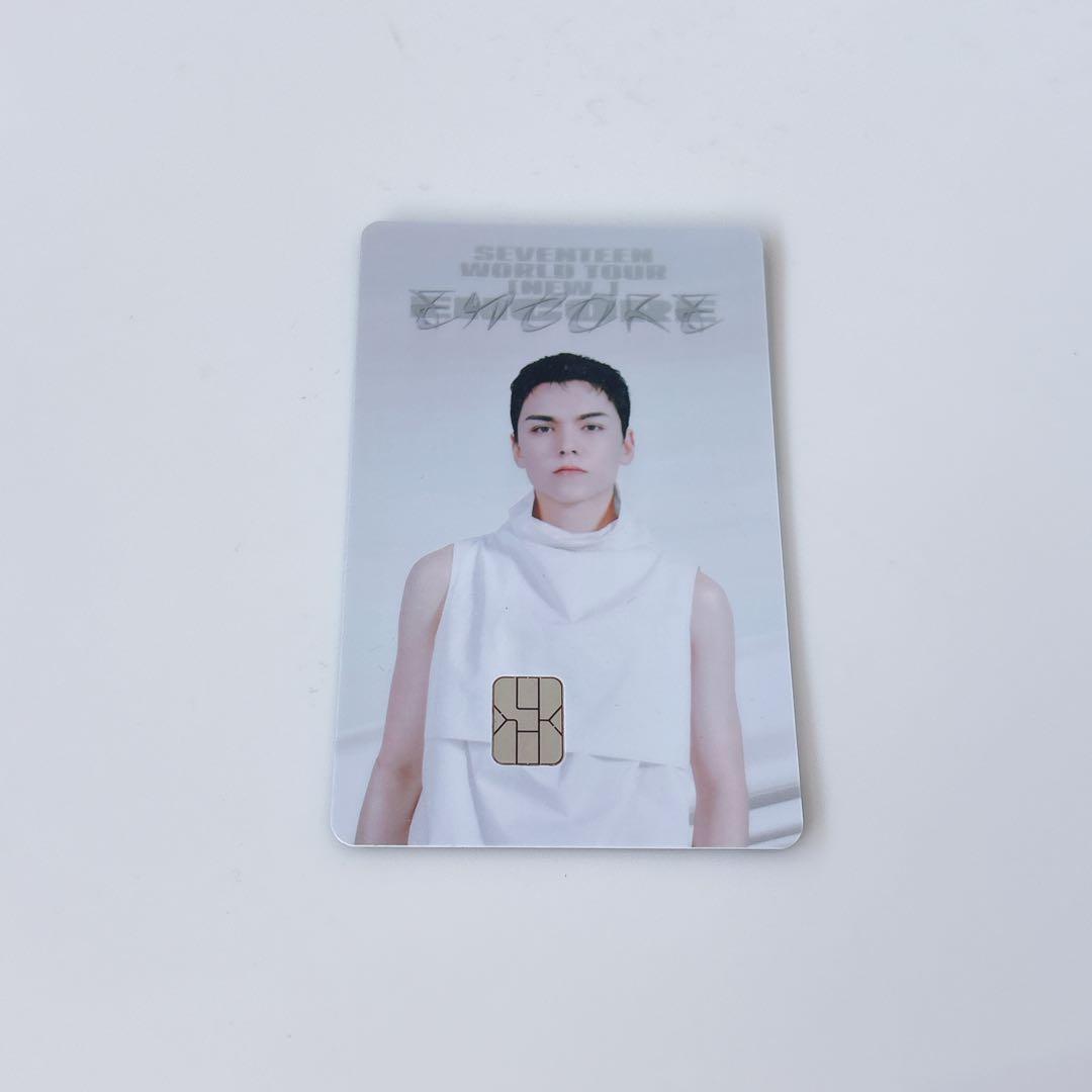[USED] SEVENTEEN namane card NEW ENCORE Vernon Korea