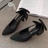 High Heels Damen Schleife Vielseitiges Design Damenschuhe Super Große Größe 45 Übergröße Absätze 44 45 Schuhe Hoch