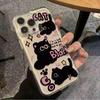 Little Black Cat Transparent Case for iPhone 17 Pro Max, 15, 14, 13, XR, 16 - Anti-Fall, Soft