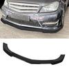 3PCS Front Bumper Lip Spoiler Scratch Resistant Bumper Lip Chin Splitter Kit Replacement for   C‑Class W204  04 2011‑2014
