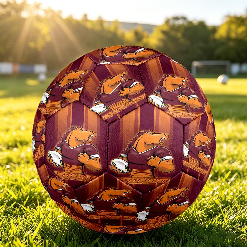Brisbane Broncos Size 5 Sports Training Ball Shock Absorbing Durable Ball For Match Daily Practice Outdoor Activities