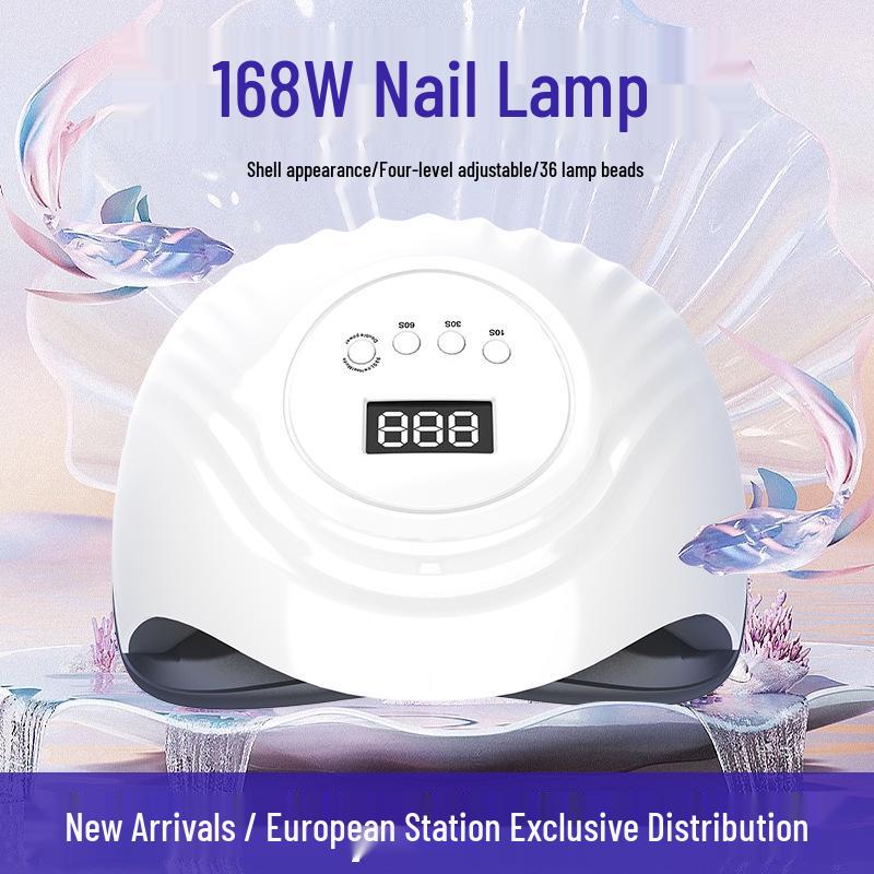 168W High Power LED UV Nail Dryer – Quick Dry, Curing Light for Gel Nail Polish
