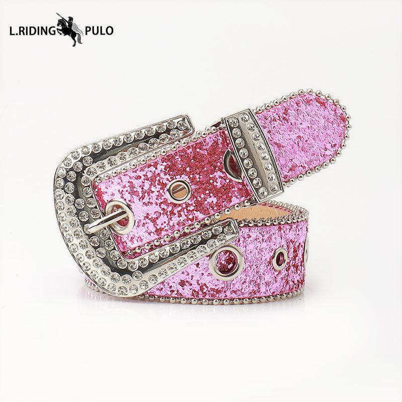 Sequin Belt Women's High-end Skirt Accessories Ladies Belt Fashionable Rhinestone Belt