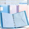 Multi-functional Loose-leaf Design File Folder Set PP Waterproof Document Organizer Test Paper Storage Clip Students