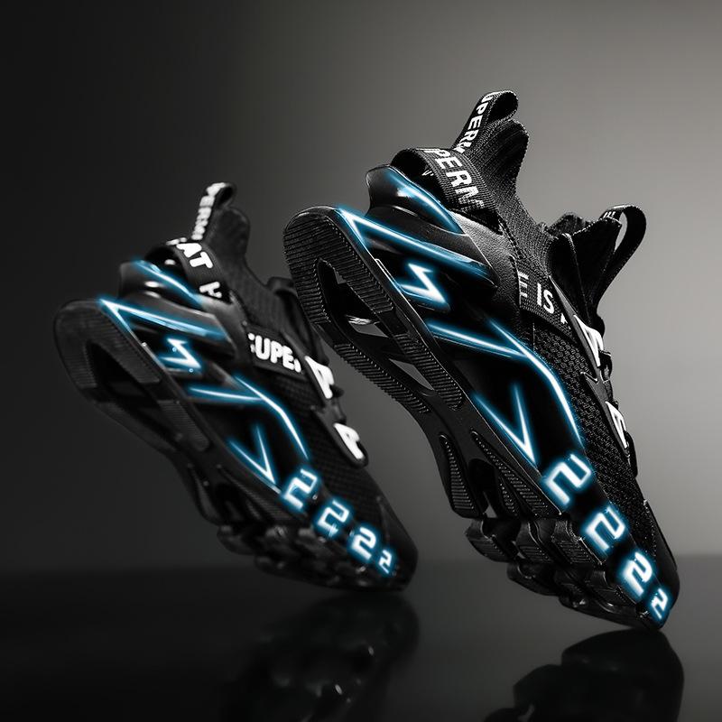 Fashion Shoes for Men Fashionable Casual Non Slip Comfort Sneakers Mesh Breathable Ultra-light Shock Running Men Shoes Zapatillas Hombre