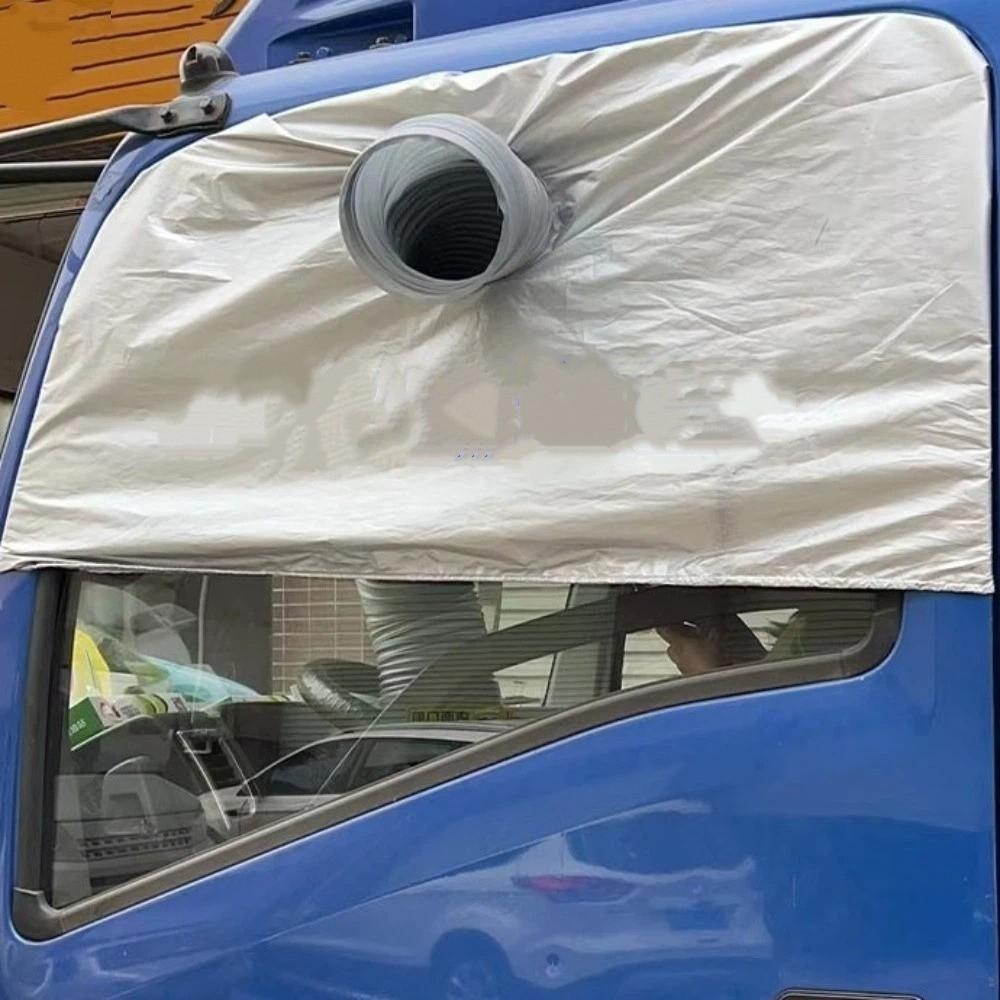 Heat Insulation Truck Portable Air Window Seal Cloth Thickened Shading Cover Vehicles Use