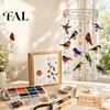 Unique Housewarming Gifts for Friends Graceful Bird Wind Chime, Stained Outdoor Sun Catcher Windchime, Colorful Yard Relaxing White Noise Sound Decor