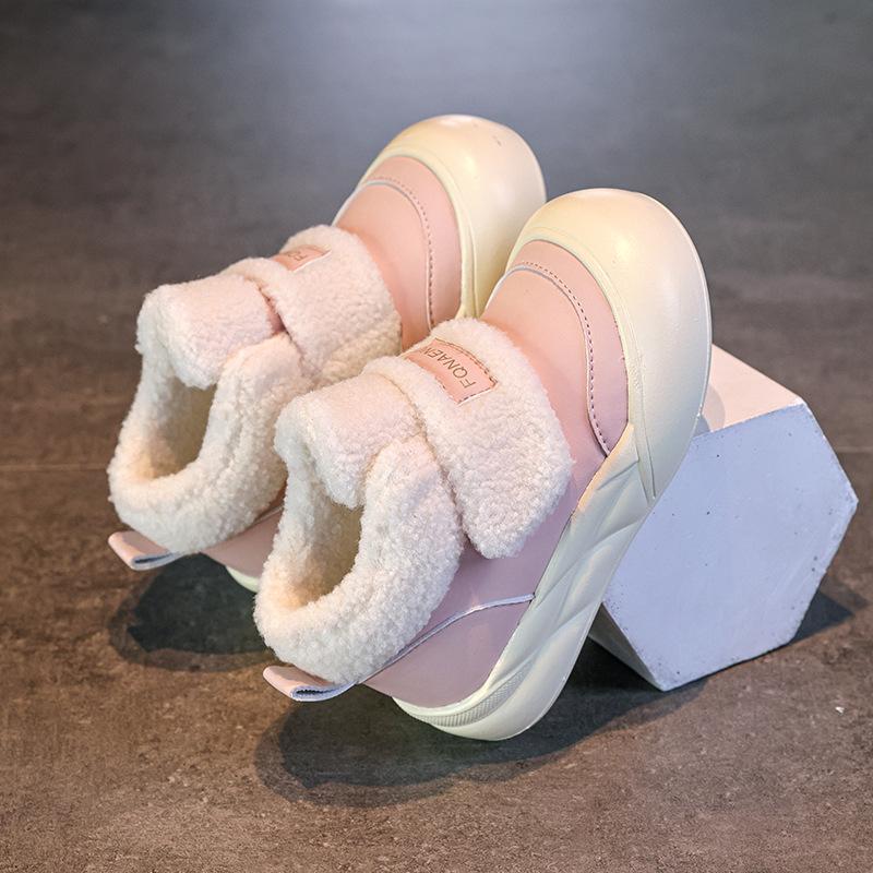 Children's White High-Top Velcro Shoes 2025 - Plus Velvet, Thick Sole