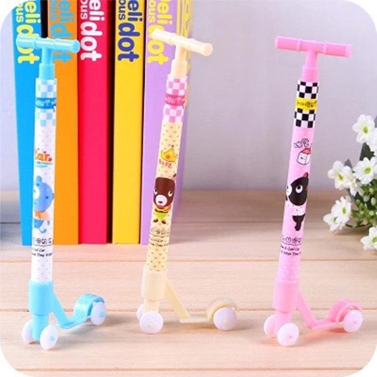 

3D Scooter Shape Ballpoint Pen - Creative Writing Pen & Student Gift Bullet Shape 0.5 синий
