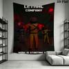 Lethal Company Wall Hanging Printed Fabric Blanket Decorative Tapestries for Bedroom Living Room Home Decor