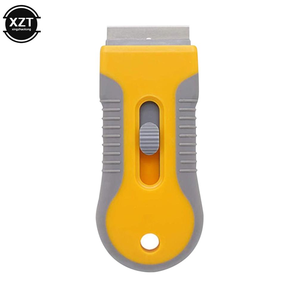 Car Window Glass Sticker Clean Razor Scraper Ceramic Razor Blade Tint Vinyl Wrap Glue Squeegee Remover Cleaner