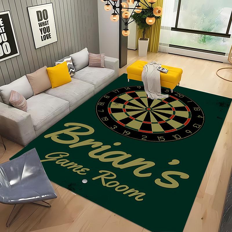 Dart Target Carpet for Living Room Bedroom Hallway Long Strip Alfombra Anti-slip Soft Area Rug Sofa Doormat Home Decor Tapete HD