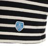 Orcival Made In France Border Pattern Long Sleeve Boat Neck Basque Shirt Women Used