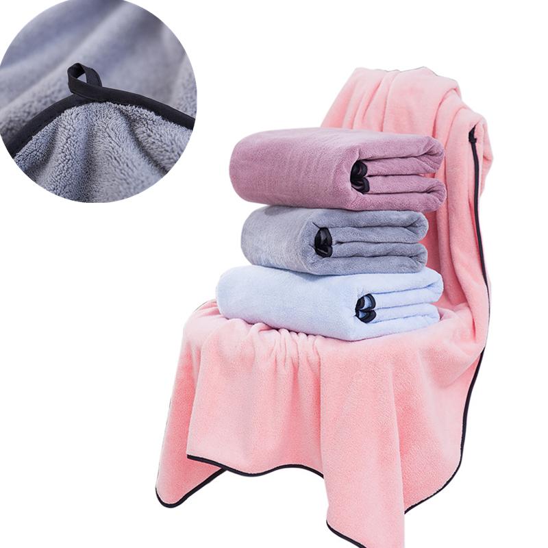 High Quality Bath Towel High Density Fleece Towel - Super Soft Absorbent, Lint Free, Fade Resistant Bath Towel, Coral Pink
