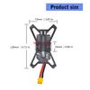 5PCS PETG Drones Battery Base Protector Plate Lightweighted Designing Easy Installation For 38mm UAV Battery