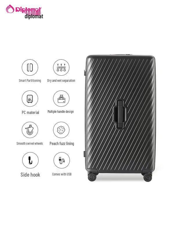 

Diplomat TC-2619 Titanium Hardside Luggage