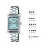 CASIO Fashionable and Versatile Quartz Steel Strap Women's Watch Green Dial LTP-1234DD-2A