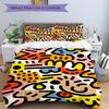 3pcs Abstract Pattern Bedding Set, Breathable and Soft, Suitable for All Seasons, Ideal for Home Use, Suitable for Bedroom Decor 21151