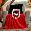 St George Illawarra Flannel Blanket Soft Warm All-Season Throw, Design for Camping, Car Travel, Hiking Sofa, Bed, Office Perfect Gift for Parties