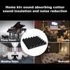 Acoustic Sound Panels Acoustic Panel Sound Absorbing Foam High Density Soundproof Foam Noise Cancelling Wedge Adhesive Padding