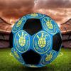 Pallone da Calcio Indoor Lokomotive Leipzig Colorato Cucito a Macchina PVC Misura 5 Allenamento di Squadra Pronto per la Competizione Durevole Rimbalzo Elevato Fantastico Regalo Sportivo