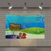 1 ST Spongebob SquarePants Bikini Bottom Vlaggen Banners Vier Gaten Vlag Polyester Buiten Decor Kamer Esthetisch